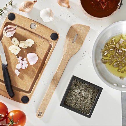 Лопатка с отверстием для обжарки Epicurean Kitchen Utencils, цвет Натуральный, 30,5 см